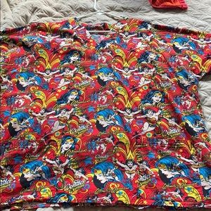 Wonder Woman scrub top